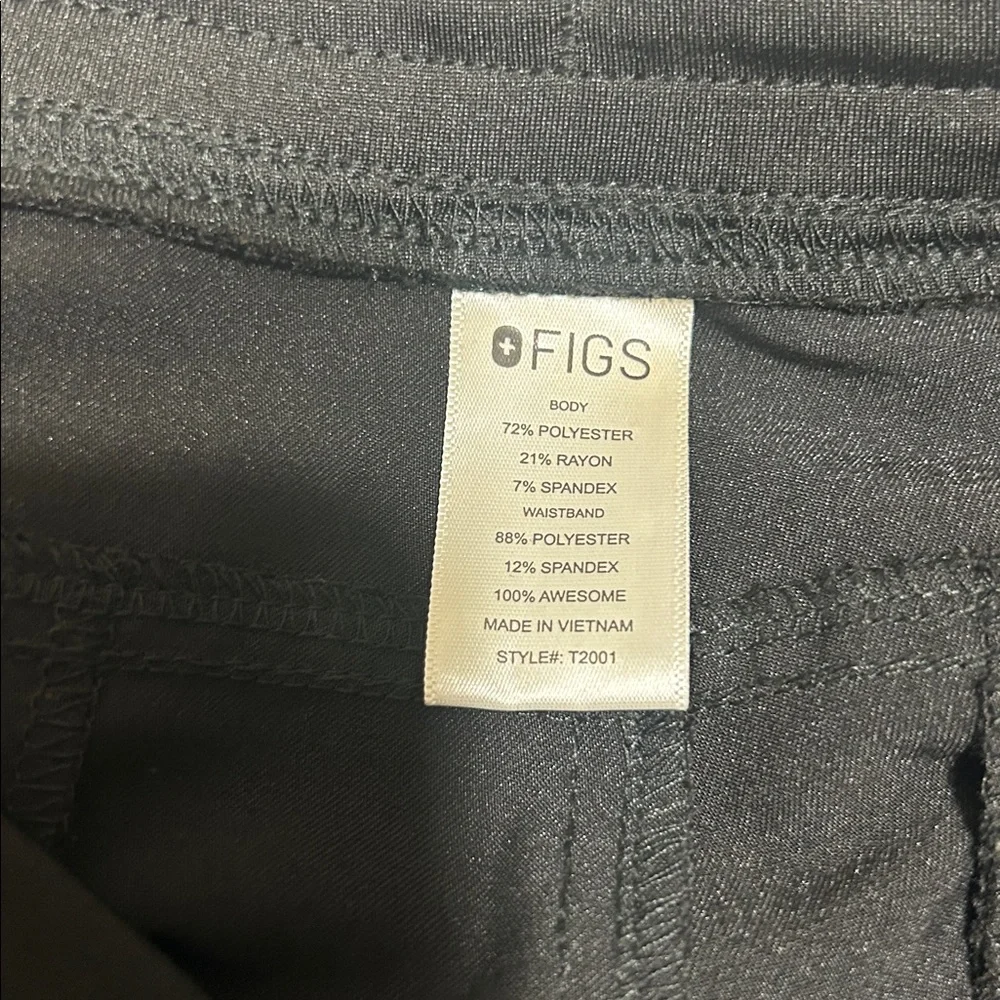 Figs Black Pants scrubs